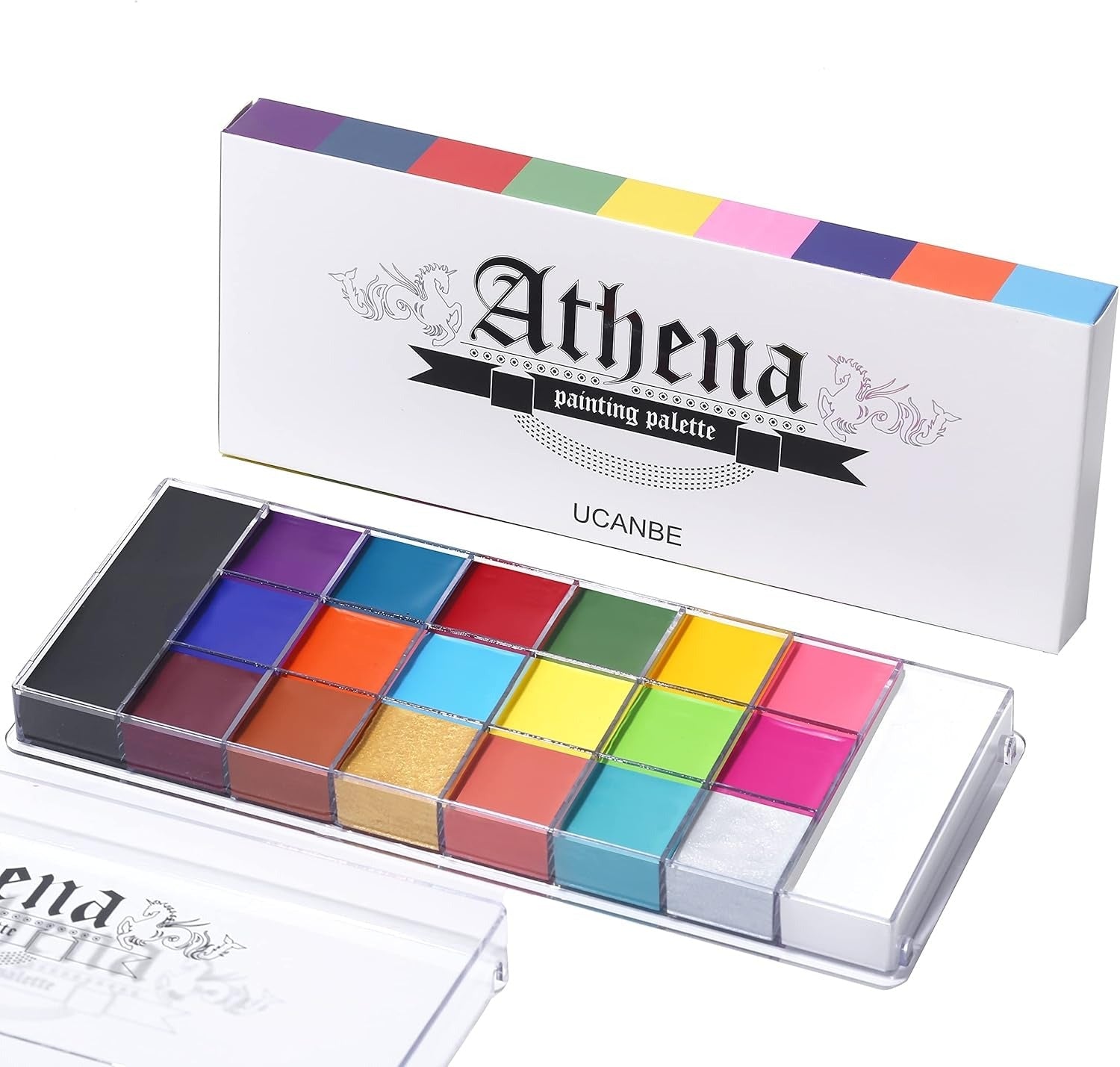 Athena All in One Multipurpose Color Pallette | Create Your Own Color for Lipstick, Eyelashes, Blushes and Eyeshadow - Athena.Pk