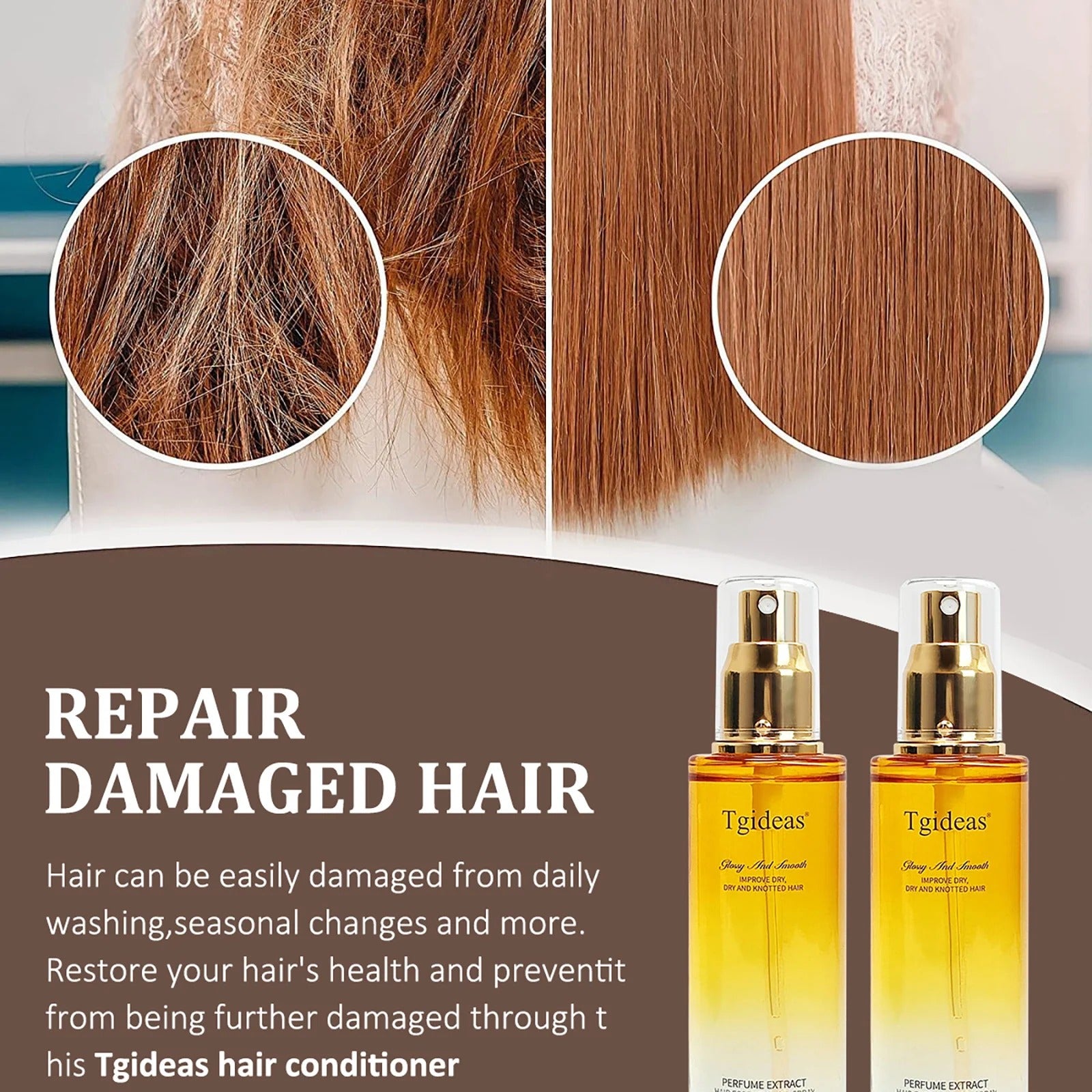 Tgideas Strengthening Hair & Scalp Conditioning Oil Spray